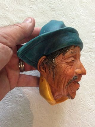 VINTAGE BOSSONS CHALKWARE HEAD MADE IN ENGLAND SARDINIAN 1961 2