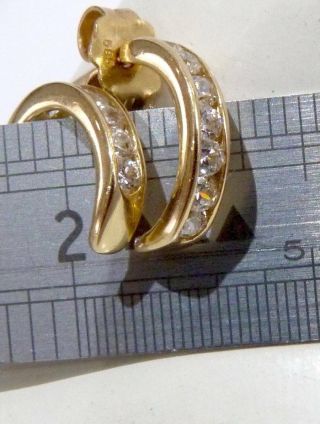 Vintage 14ct Solid Gold Earrings Stamp 585 14ct Gold Earrings Scrap Gold Wear,