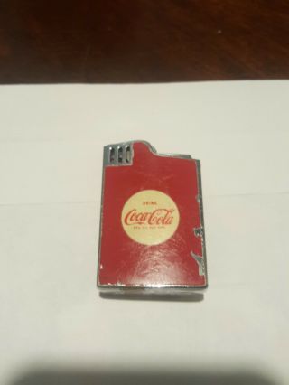 Vintage Coca Cola Musical Cigarette Lighter Hadson Blue Bird