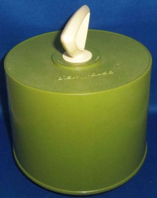 Vintage Disk Go Case Green 45 Rpm 7 " Vinyl Record Spindle Cake Style Supronics