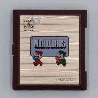 Vintage 1983 Nintendo Game & Watch Mario Bros Multi Screen Lcd Game Mw - 56