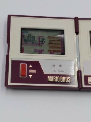 Vintage 1983 Nintendo Game & Watch Mario Bros Multi Screen LCD Game MW - 56 5