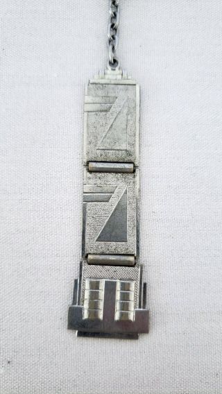 Vintage Unique Pocket watch FOB art deco 3