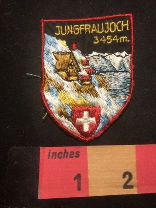 Vintage Jungfraujoch 3454 M.  Switzerland Patch C872