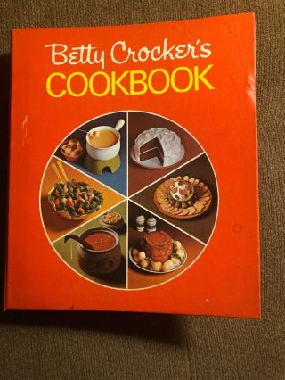 Vintage Betty Crocker Cookbook Cook Book Red Pie Cover 5 Ring 1969 1971 13th