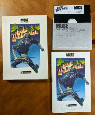 Castle Wolfenstein Commodore 64 128 From Muse Software Cib