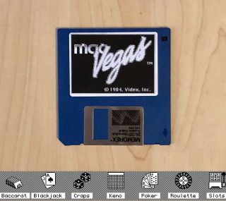 Mac Vegas Game For  Macintosh 128k / 512k - 400k Floppy Boot Disk