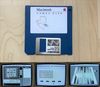  Macintosh 128k / 512k / Plus - 400k Games Floppy Boot Disk