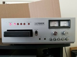 Fisher Er - 8110 8 Track Recorder & 2 Realistic Factory Tape.