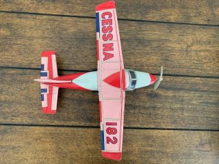 Vintage Friction Toy Cessna 182 Airplane 5
