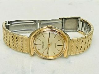 Vintage Ernest Borel Monaco Gold - Plated Men’s Automatic Watch 17j As 1624