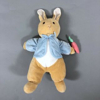 Vintage Eden Peter Rabbit Plush Velour 15 " Bunny Beatrix Potter Stuffed Animal