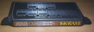 Vintage Atari Cx853 Memory Module - 16kb Ram - For Atari 800 Rare &