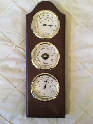 Vintage 3 Gauge Thermometer - Hectopascals - Hygrometer