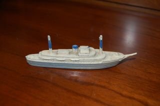 Vintage Tootsie Toy Metal Ship Model 130