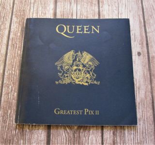 Queen : Greatest Pix Ii Official Uk Vintage 1991 Photo Book Freddie Mercury