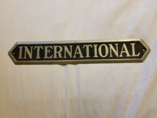 Vintage International Harvester Side Panel Emblems Shape