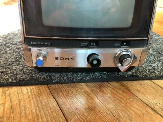 Vintage Sony Solid State Television Model TV - 760 Made in Japan 1975 3
