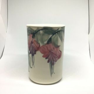 Vintage Linden Hills Pottery Porcelain Hand Painted Signed Vase Lhp Mak 7”