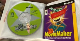 Microsoft 3d Movie Maker Special Effect Graphic Windows 95 Computer Software