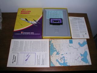 Cib - B - 1 Nuclear Bomber By Avalon Hill - Atari 400/800/xl/xe/xegs