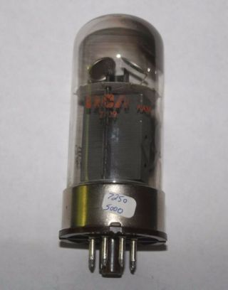 Vintage Rca 6550 Kt88 Audio Amp Power Tube Strong Better Nos