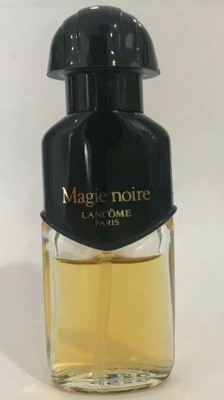 Vintage Lancome Magie Noire Eau De Toilette Edt Spray.  37 Oz Purse Size