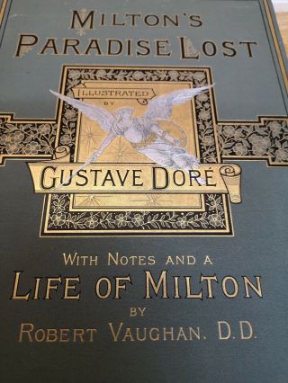 Very Rare Milton ' s Paradise Lost Illustrated By Gustav Dore Fantastic 2