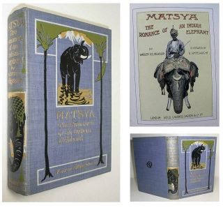 1905 1st The Story Of An Indian Elephant Illustrated With Rare Dustjacket India