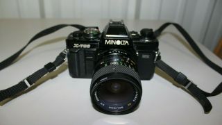 Minolta X - 700 Slr Film Camera W/ Soligor 28 - 55mm Lens -