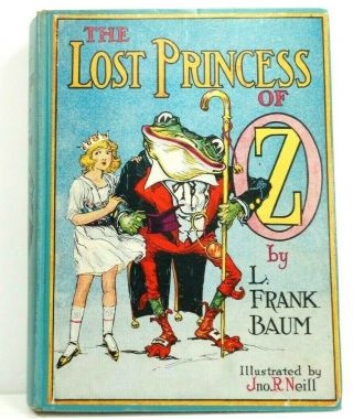 The Lost Princess Of Oz By Baum,  L.  Frank 1917 Illustrated Hc