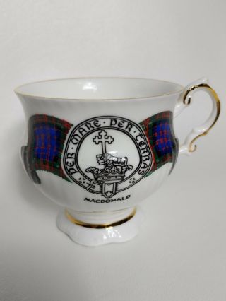 Vintage Elizabethan Clan Macdonald Tea Cup Fine Bone China