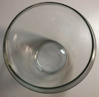 Vintage Clear Glass Apple Shaped Cookie Jar 3