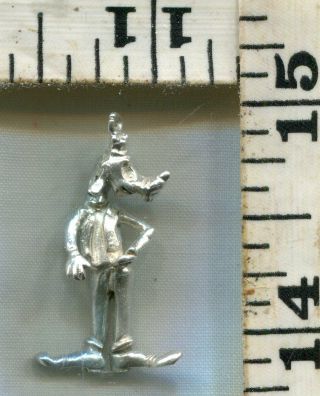 Vintage Sterling Bracelet Charm 85945 Goofy Note Casting Defect At Bale $18