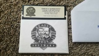 Vtg Apple Ii 5.  25 Floppy Disk Software Program Timeout Superfonts Beagle Bros 56