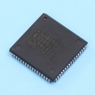 Intel 286 80286 12mhz Plcc Package Cpu Processor Sx005