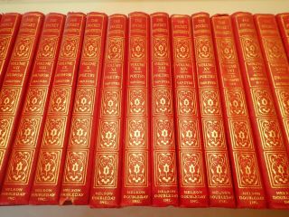 THE POCKET UNIVERSITY 23 volumes Red leather1924 - 1925 Nelson Doubleday,  Inc 3