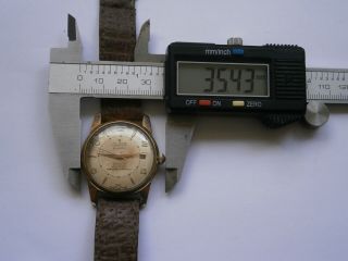 Vintage gents wristwatch ALLAINE automatic watch need service FELSA 692 3