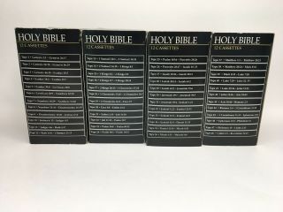 Vtg Holy Bible On Cassette KJV,  Set Of 48 Cassette Tapes,  Alexander Scourby 2