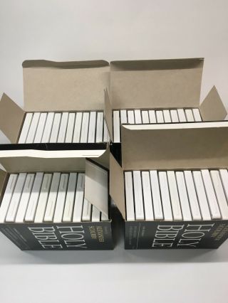 Vtg Holy Bible On Cassette KJV,  Set Of 48 Cassette Tapes,  Alexander Scourby 5