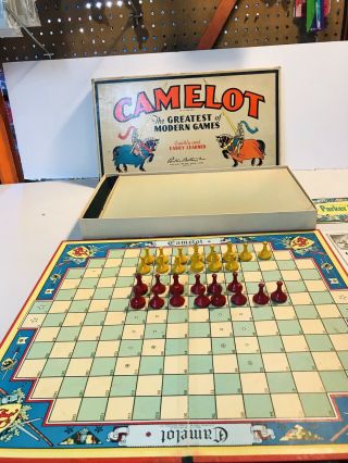 Complete Vintage 1931 Parker Brothers Camelot The Greatest Of Modern Games