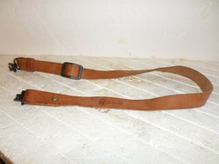 Vintage Leather Rifle Sling Savage
