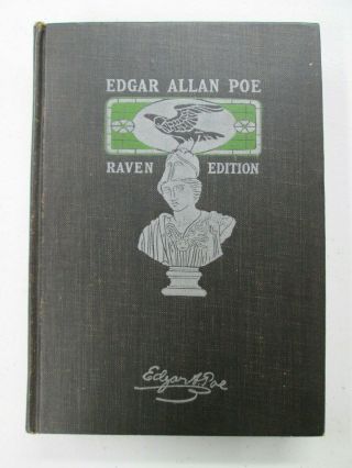 1904,  1st Edition,  5 Vol.  Complete Set THE OF EDGAR ALLAN POE,  Raven Edit. 3