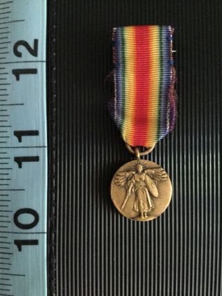 Vtg 1914 - 18 Ww I The Great War For Civilization Us Bronze Victory Medal