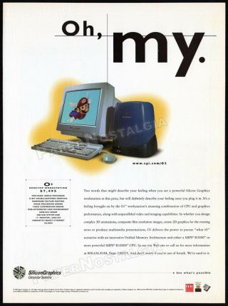 Silicon Graphics Inc - O2 Desktop Workstation_original 1997 Print Ad Promo_sgi