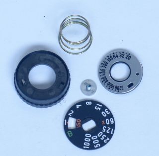 Pentax K1000 Shutter Speed Iso Dial Ring Vintage Slr 35mm Film Camera Parts
