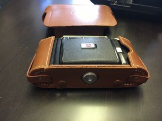 Vintage Kodak Tourist Ii Camera & Leather Case