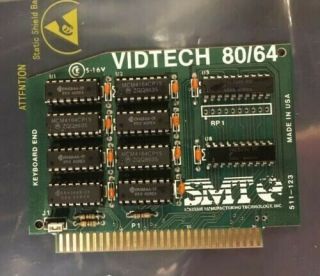 Apple Iie Smt Vidtech 80 Column Video Card W/ 64k Memory For Apple Iie.