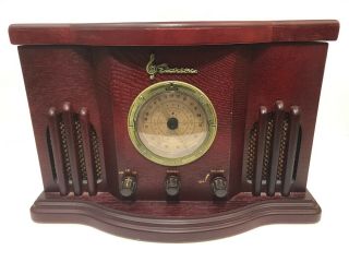 Emerson Vintage Heritage Am/fm/cd Stereo Table Radio,  Model Nr51rw Near