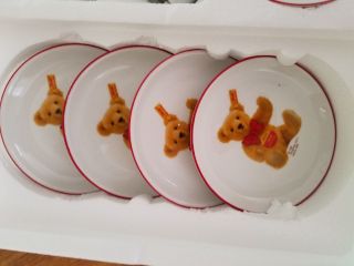 ❤VINTAGE STEIFF 1988 Child ' s Porcelain Tea Set Teddy Bear (8605/15) - 16 Piece❤ 4